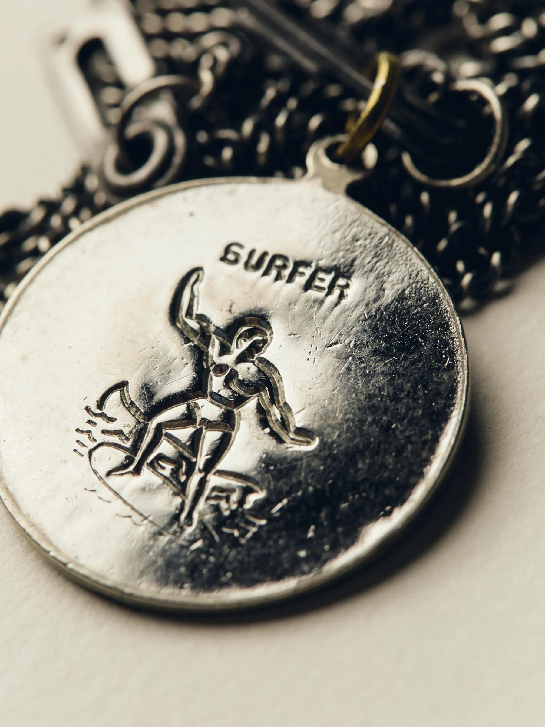 vintage "st. christopher" medal pendant sold by Imogene + Willie product image thumbnail 2