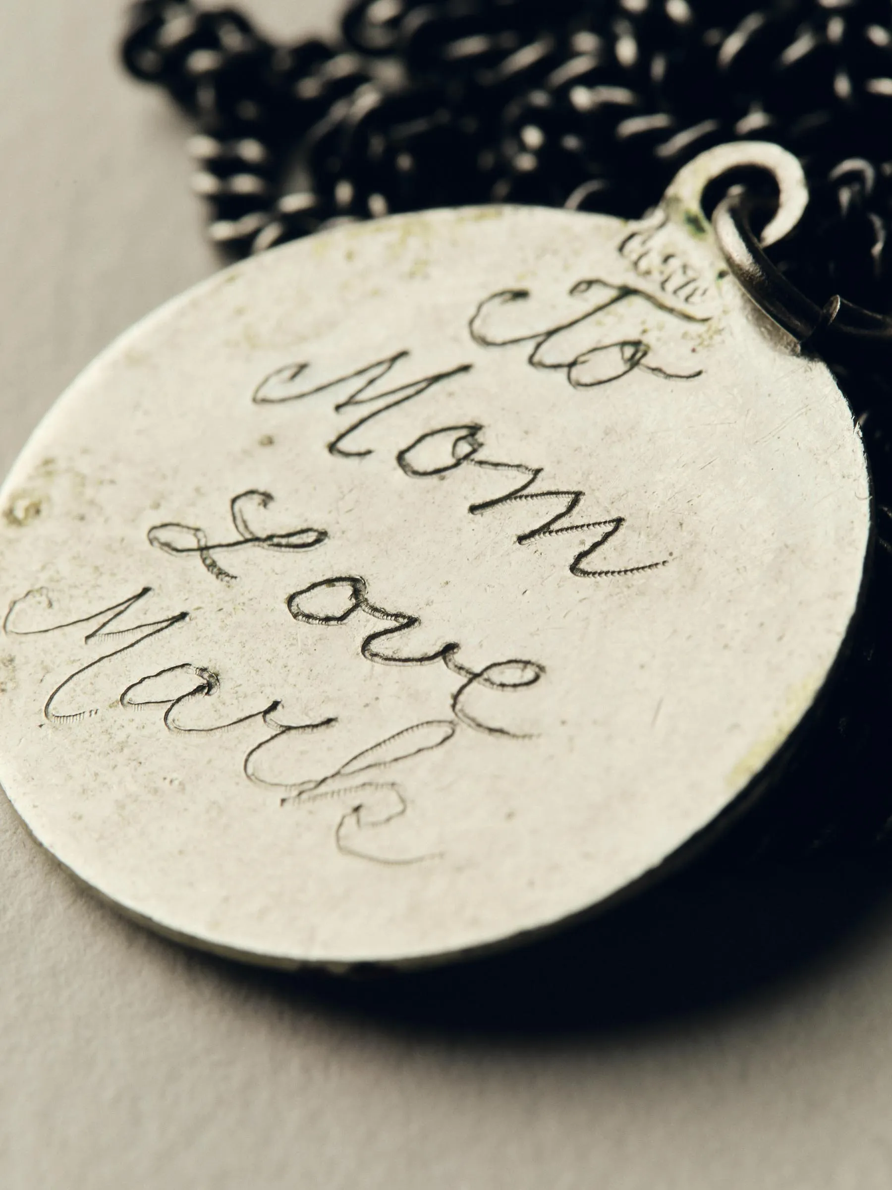 vintage "st. christopher" medal pendant sold by Imogene + Willie product image thumbnail 2