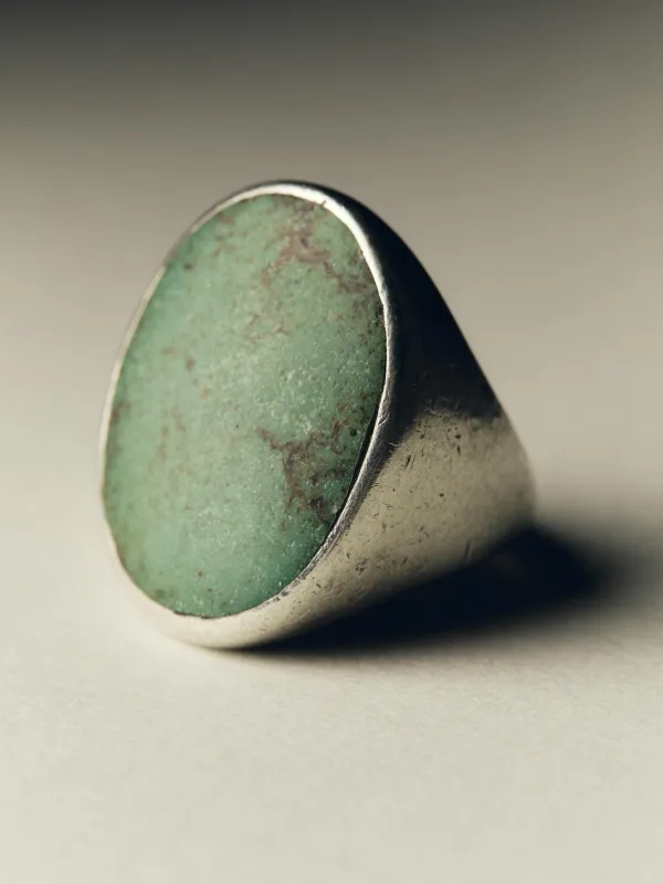 vintage navajo turquoise ring made by Imogene + Willie