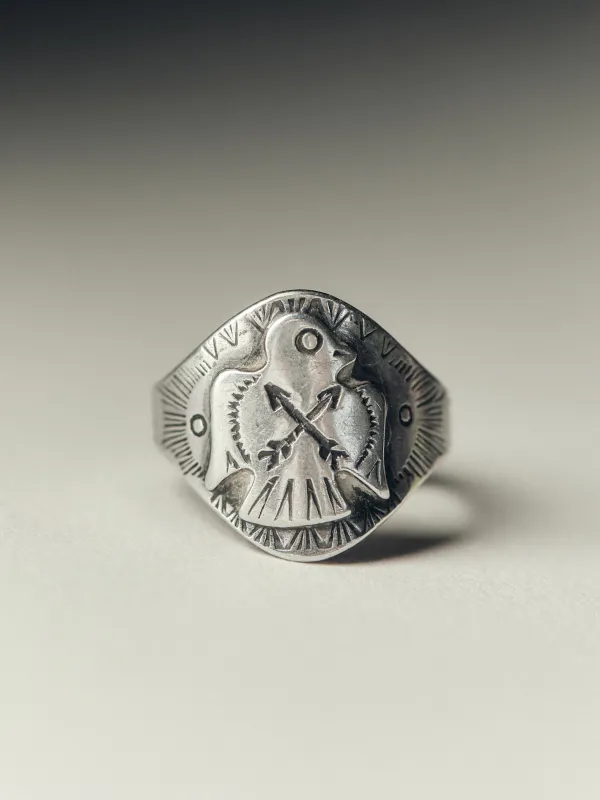 vintage harvey-era thunderbird ring made by Imogene + Willie
