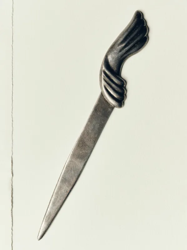 vintage sterling letter opener made by Imogene + Willie