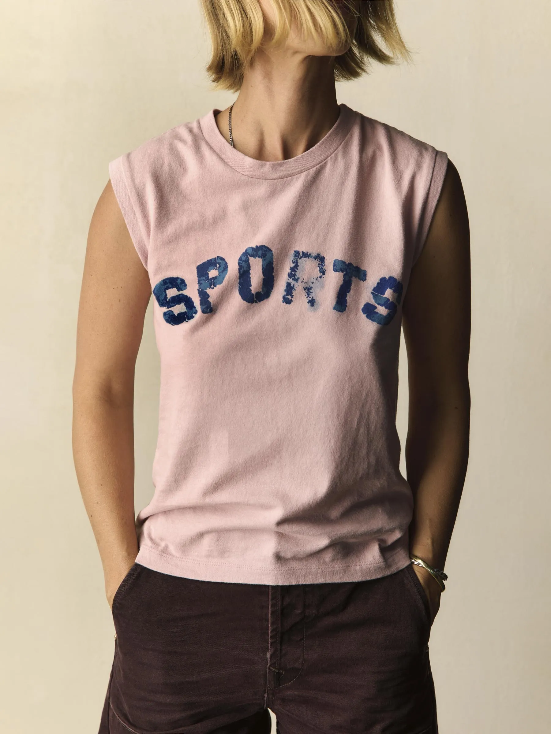 the "sports" muscle tee sold by Imogene + Willie