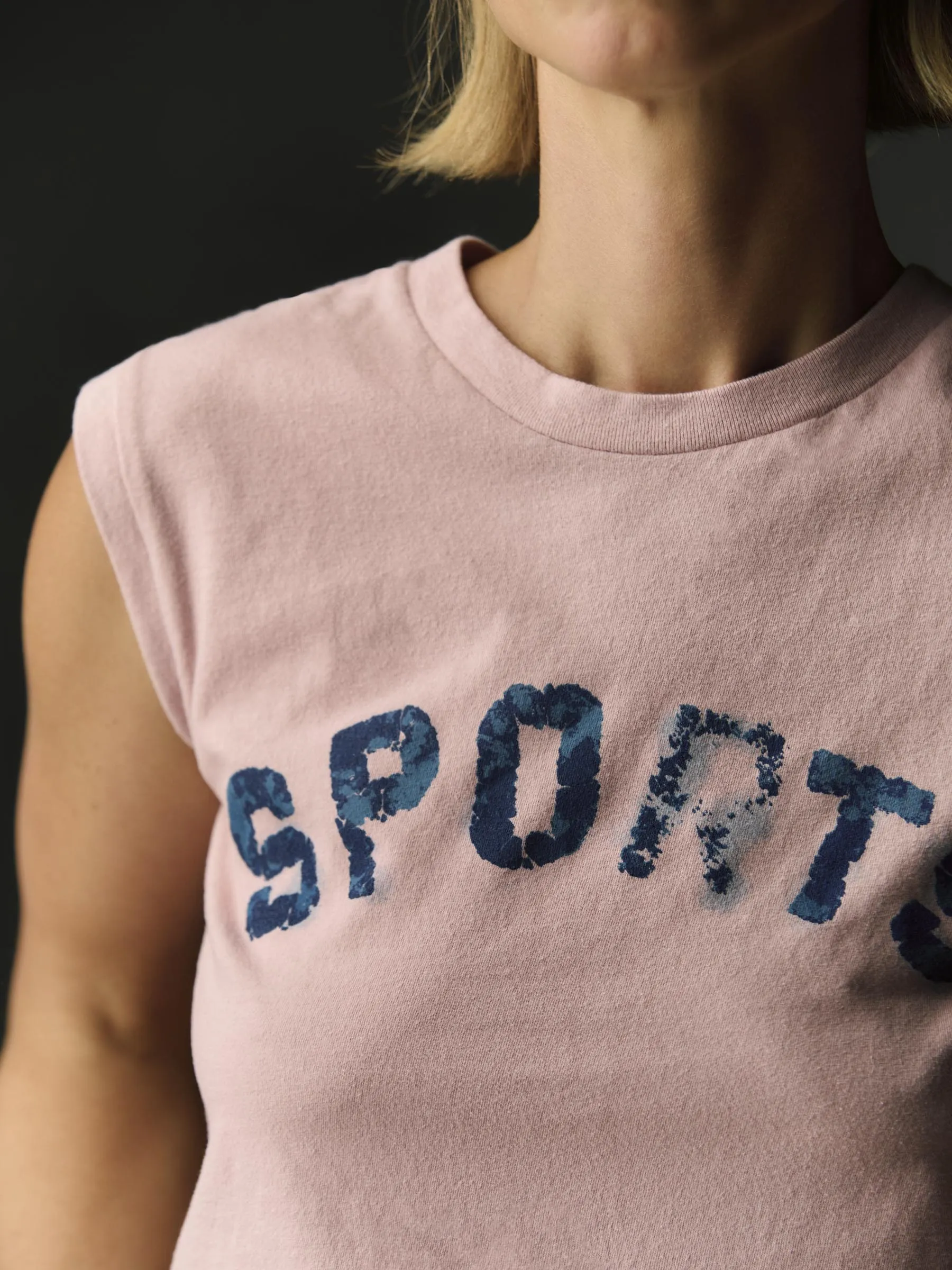 the "sports" muscle tee sold by Imogene + Willie product image thumbnail 3