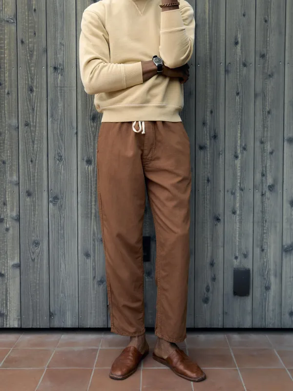 lounge pant in field brown made by Imogene + Willie