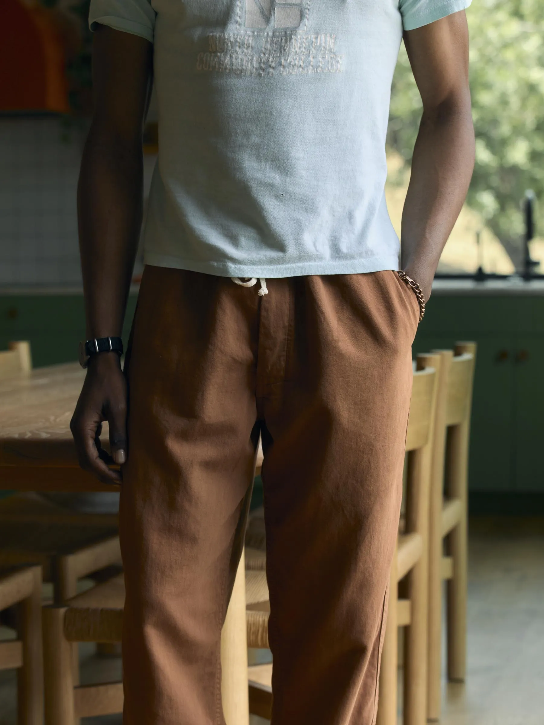 lounge pant in field brown sold by Imogene + Willie product image thumbnail 3