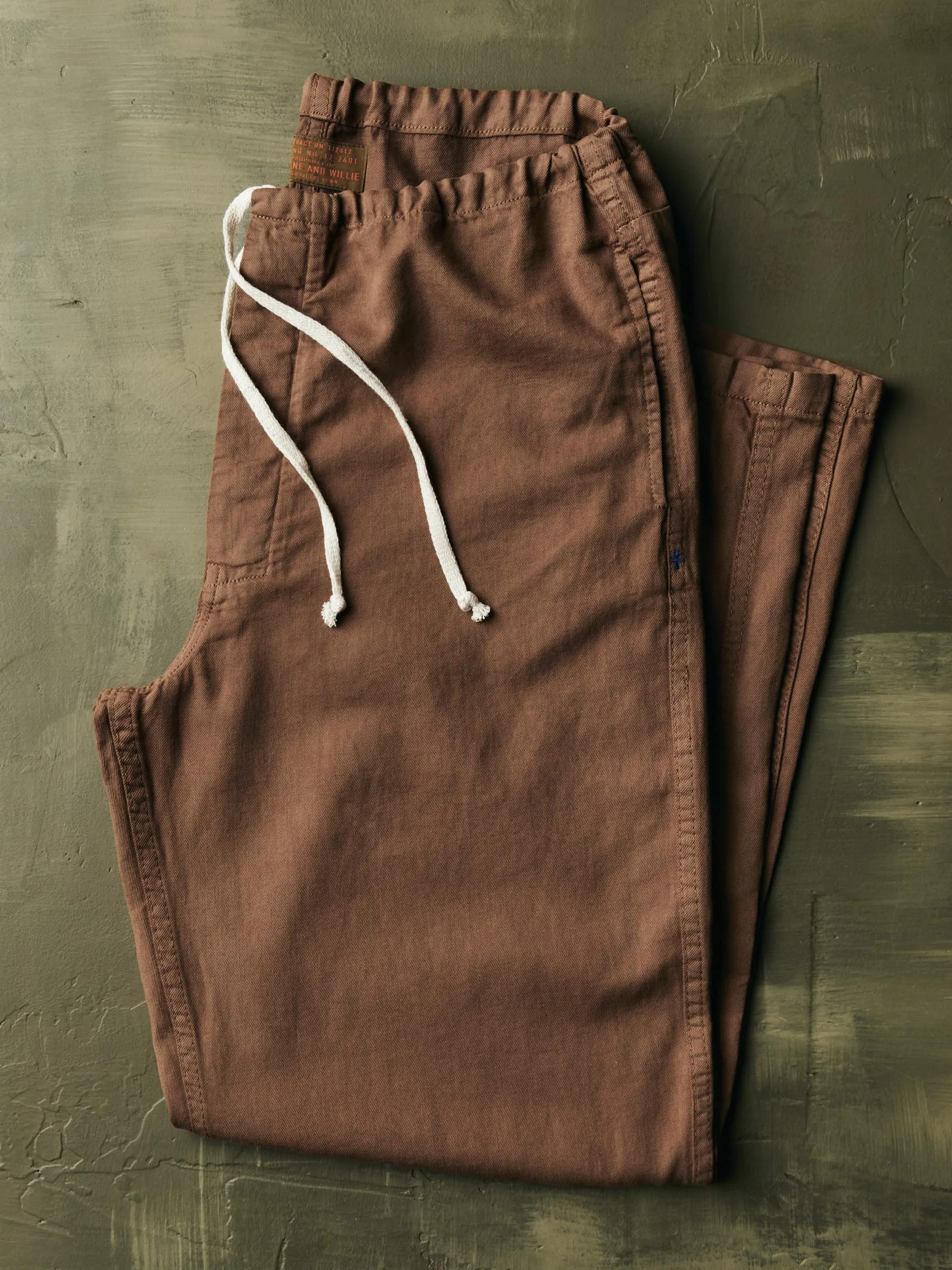 lounge pant in field brown sold by Imogene + Willie product image thumbnail 2