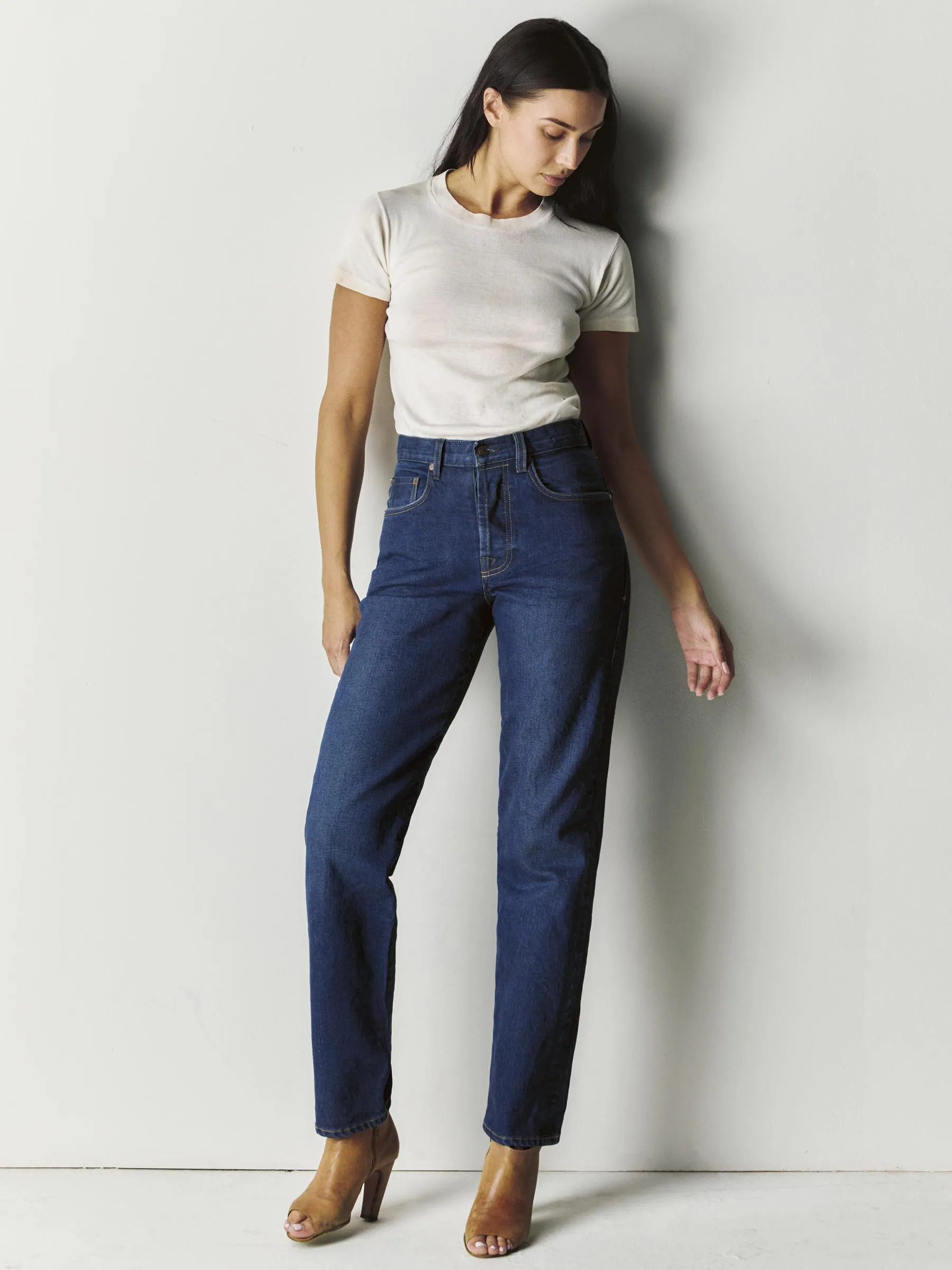 ada indigo selvage rinse sold by Imogene + Willie product image thumbnail 5