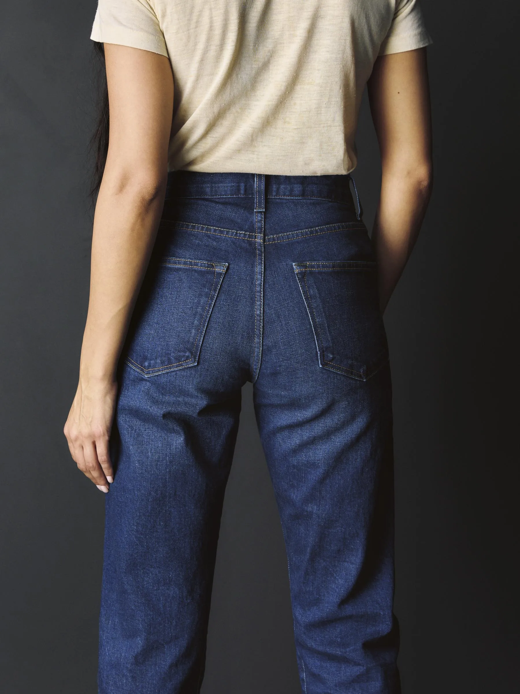 ada indigo selvage rinse sold by Imogene + Willie product image thumbnail 4