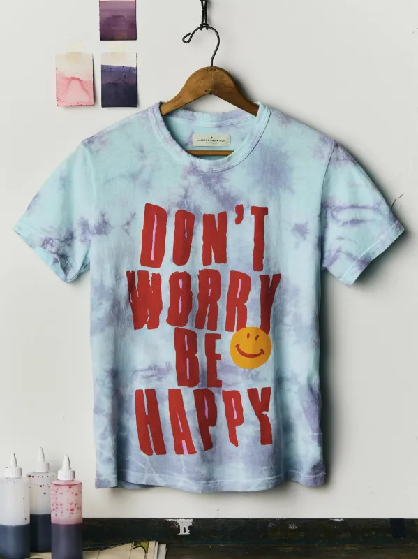 the "be happy" tee made by Imogene + Willie