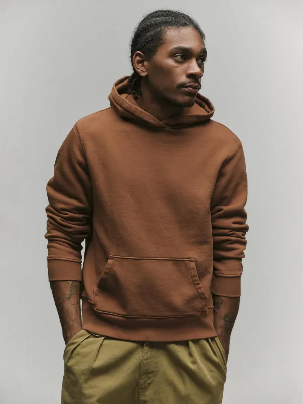 davenport hoodie in brown made by Imogene + Willie