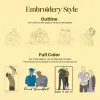 Custom Embroidered Photo Portrait Couple Hoodie or Sweatshirt, Personalized Gift for Him Her sold by Embroly