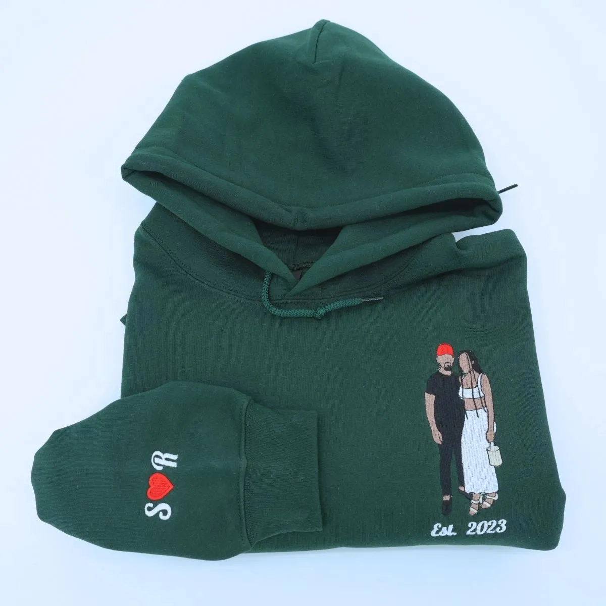 Custom Photo on T-Shirt, Outline Photo Tee Embroidered sold by Embroly product image thumbnail 3