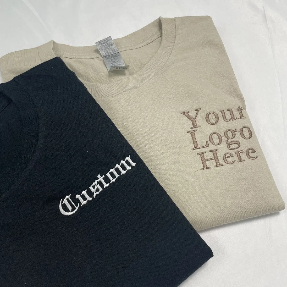 Custom Embroidered T-Shirt, Make Your Own Tee for Women Men sold by Embroly product image thumbnail 3