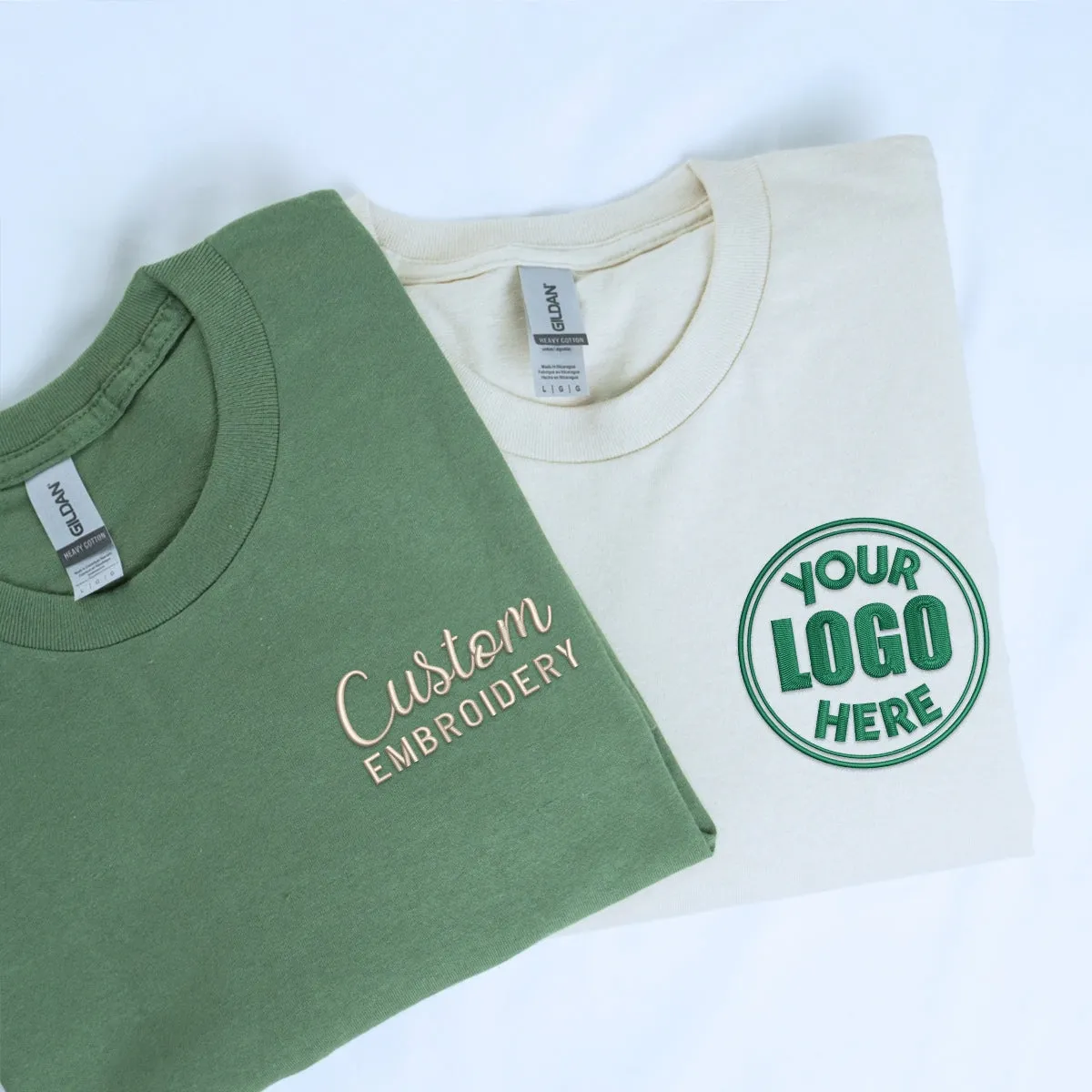 Custom Embroidered T-Shirt, Make Your Own Tee for Women Men sold by Embroly product image thumbnail 2