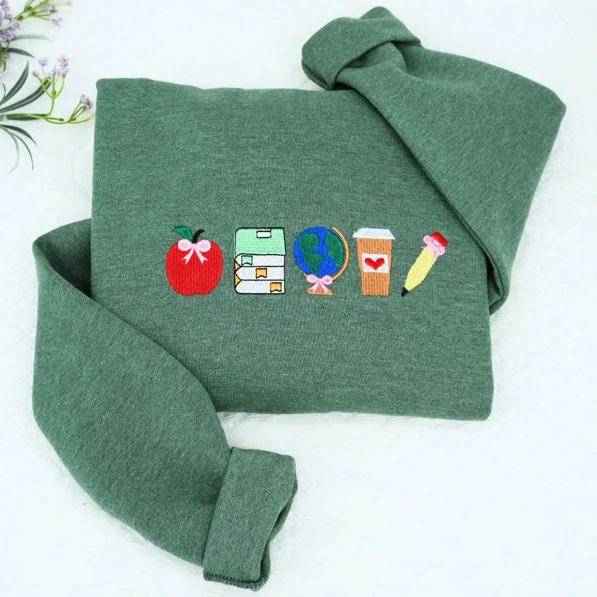 Personalized Teacher Shirt, Embroidered Appreciation Gift Ideas with Sweatshirt or Hoodie sold by Embroly
