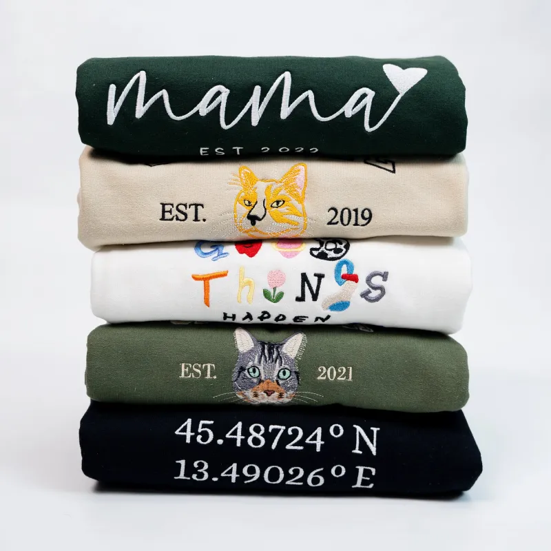 Custom Embroidered Shirt – Personalized Your Style! sold by Embroly