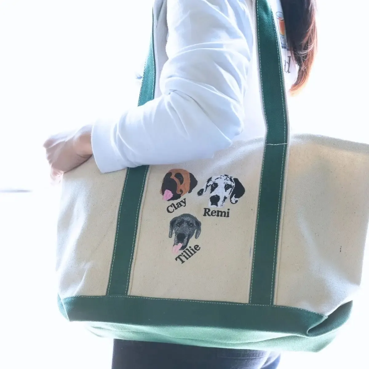 Dog Lover’s Favorite: Sweatshirt & Tote Bag Combo sold by Embroly product image thumbnail 3