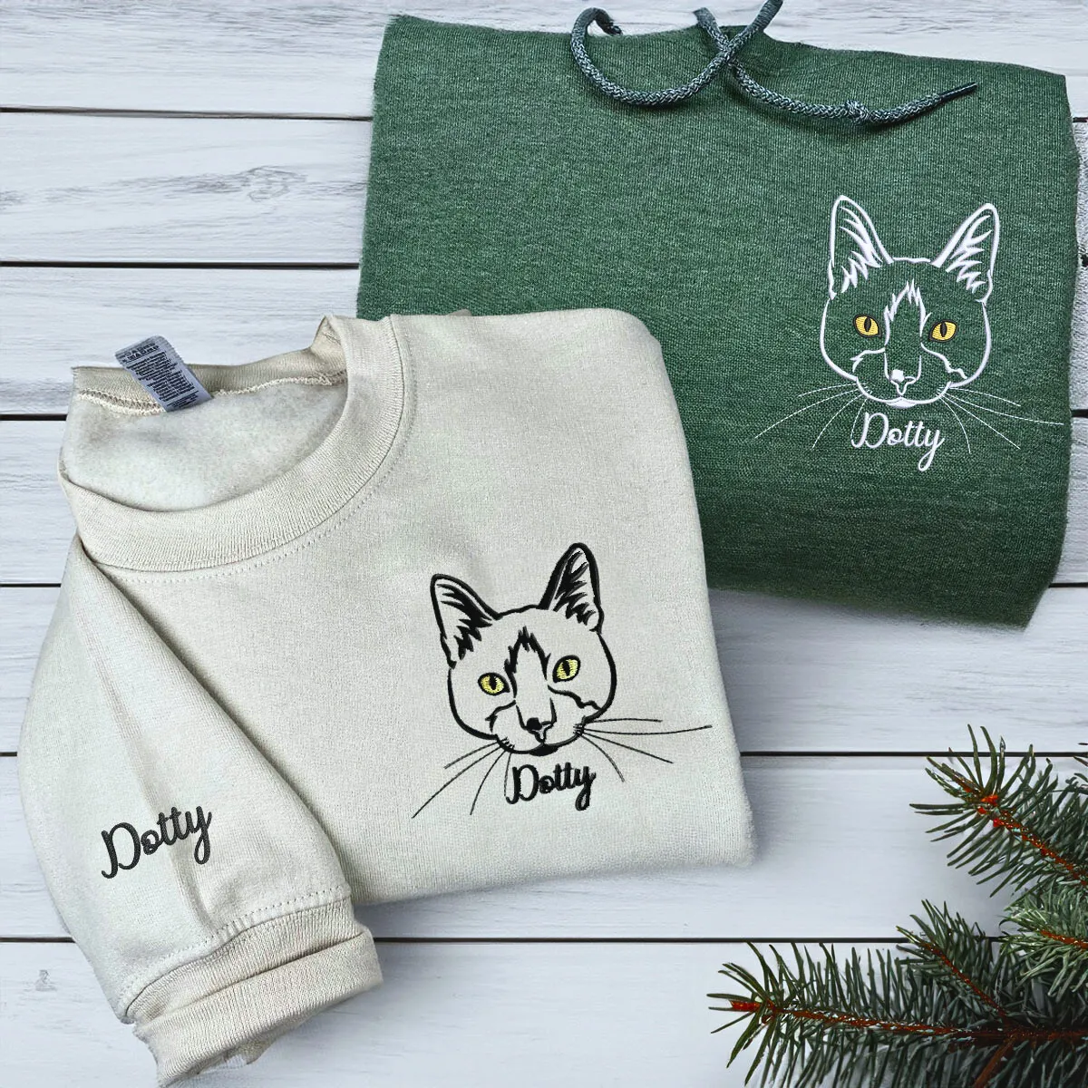 Cat Lover Multi-Pack: Custom Crewnecks & Hoodies Collection sold by Embroly