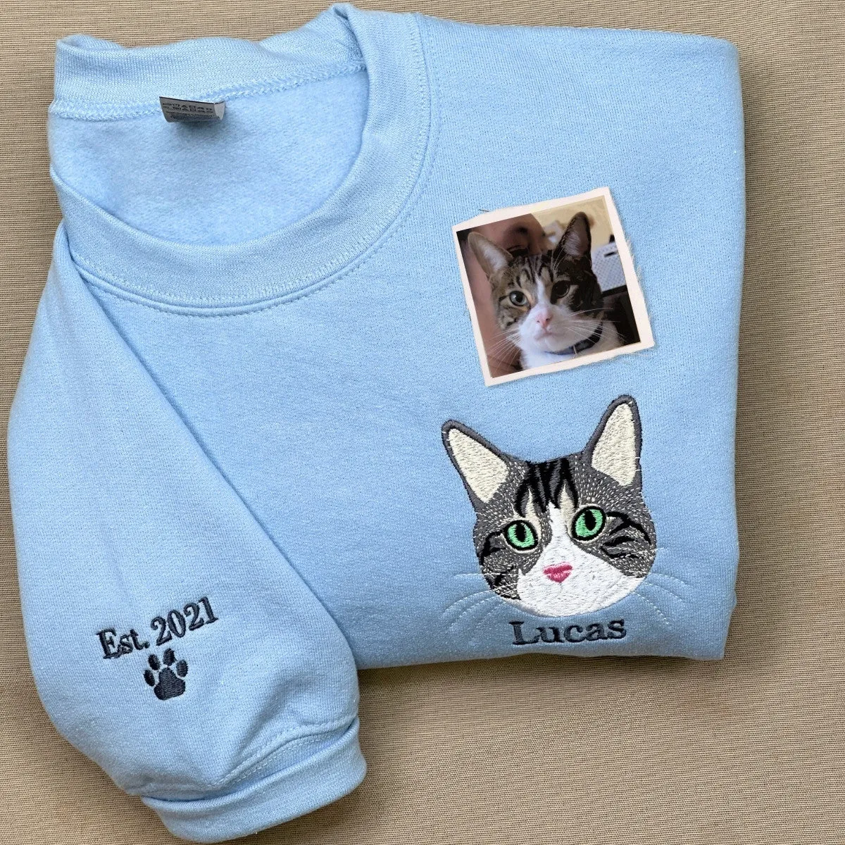 Cat Lover Multi-Pack: Custom Crewnecks & Hoodies Collection sold by Embroly product image thumbnail 4
