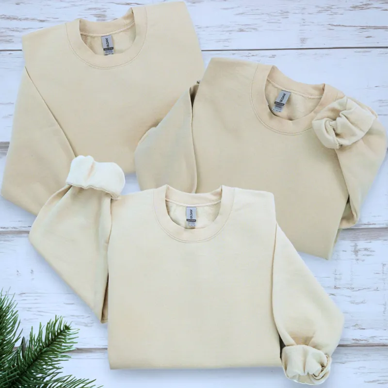 Timeless Comfort: Blank Crewneck Sweatshirt (Triple Pack) made by Embroly