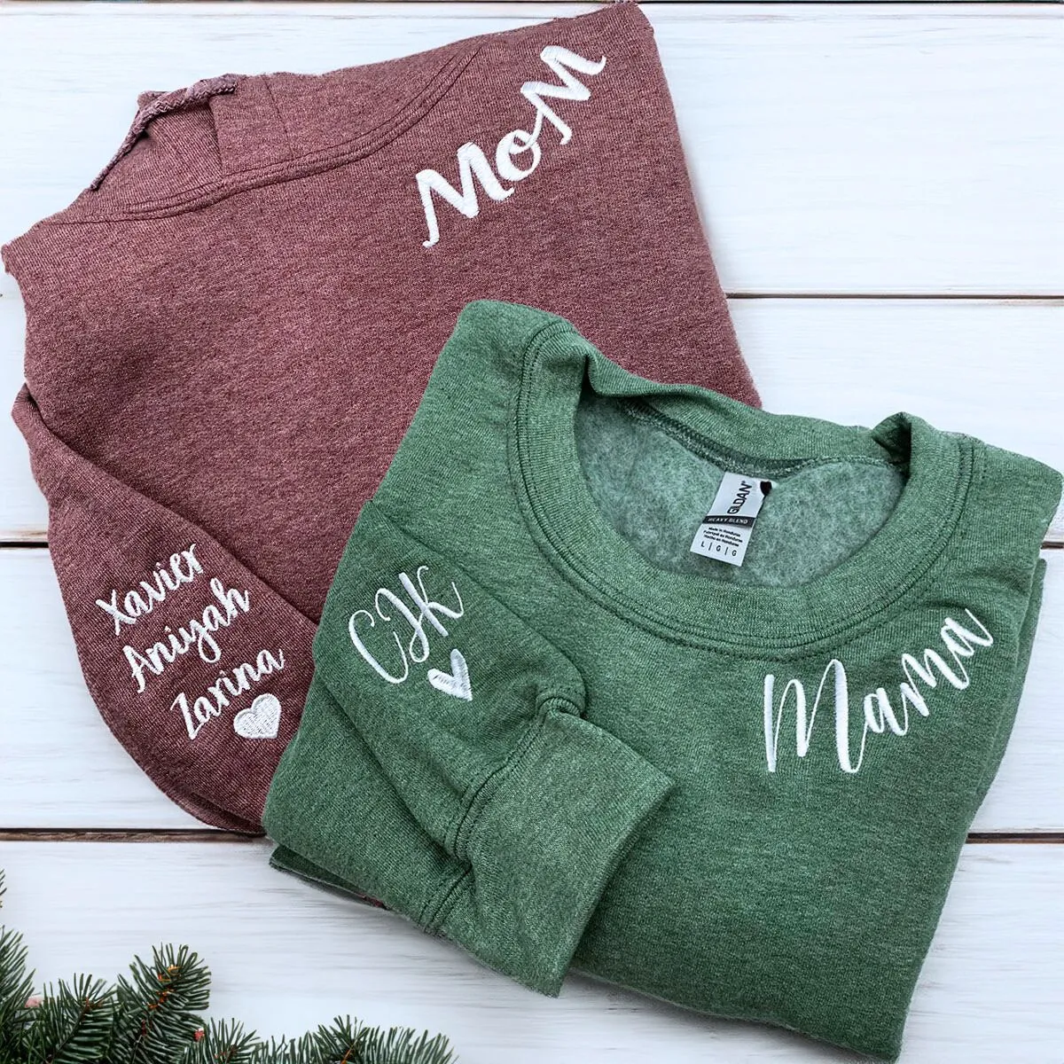 Mama Multi-pack: Embroidered Crewneck Sweatshirts & Hoodies sold by Embroly product image thumbnail 2