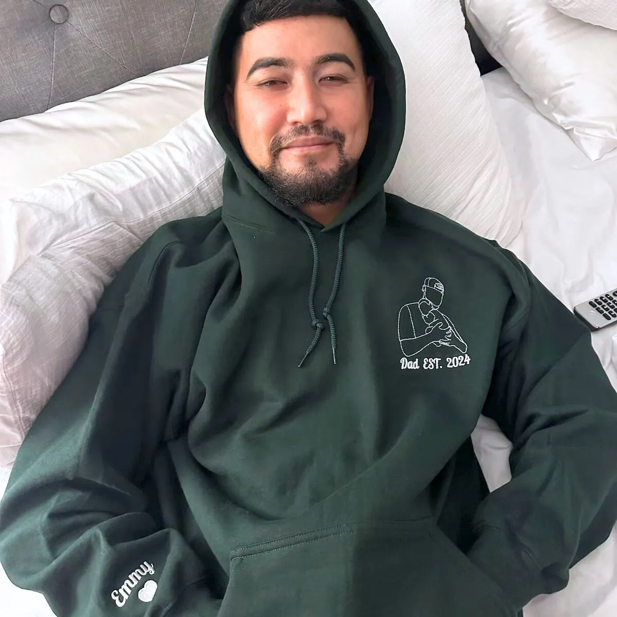 Proud Dad Multi-pack: Embroidered Crewneck Sweatshirts & Hoodies sold by Embroly product image thumbnail 4