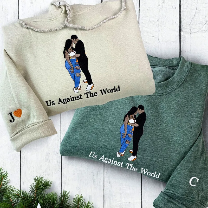 His & Hers Multi-pack: Embroidered Crewneck Sweatshirts & Hoodies sold by Embroly