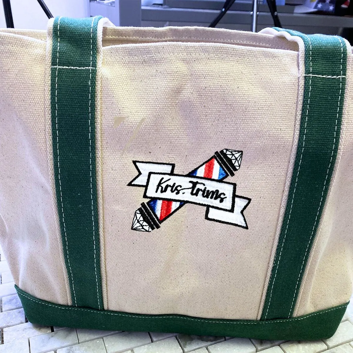 Custom Tote Bags with Logo - Embroidered Business Company Logo sold by Embroly product image thumbnail 4