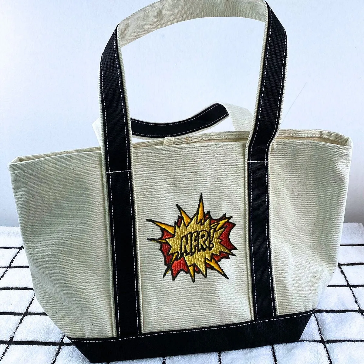 Custom Tote Bags with Logo - Embroidered Business Company Logo sold by Embroly product image thumbnail 5