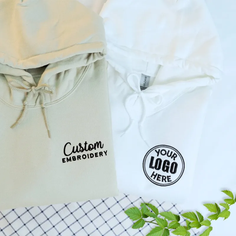 Custom Embroidered Logo Hoodie sold by Embroly