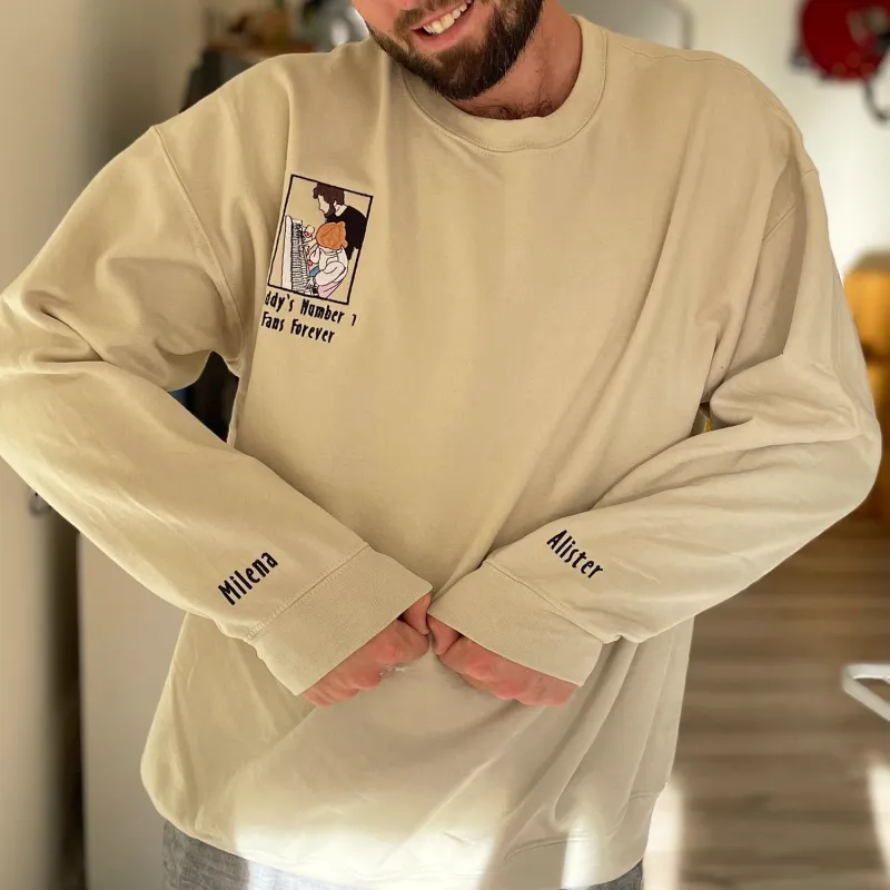 Embroidered Cream Sweatshirt Women sold by Embroly