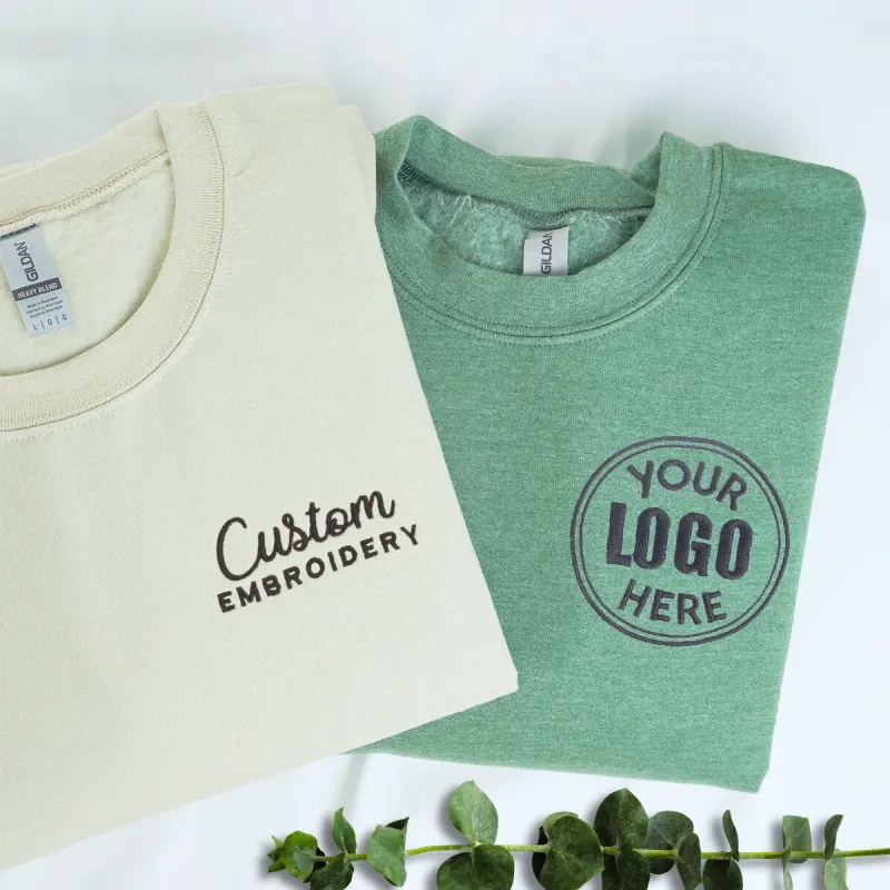 Custom Embroidered Logo Company Sweatshirt sold by Embroly