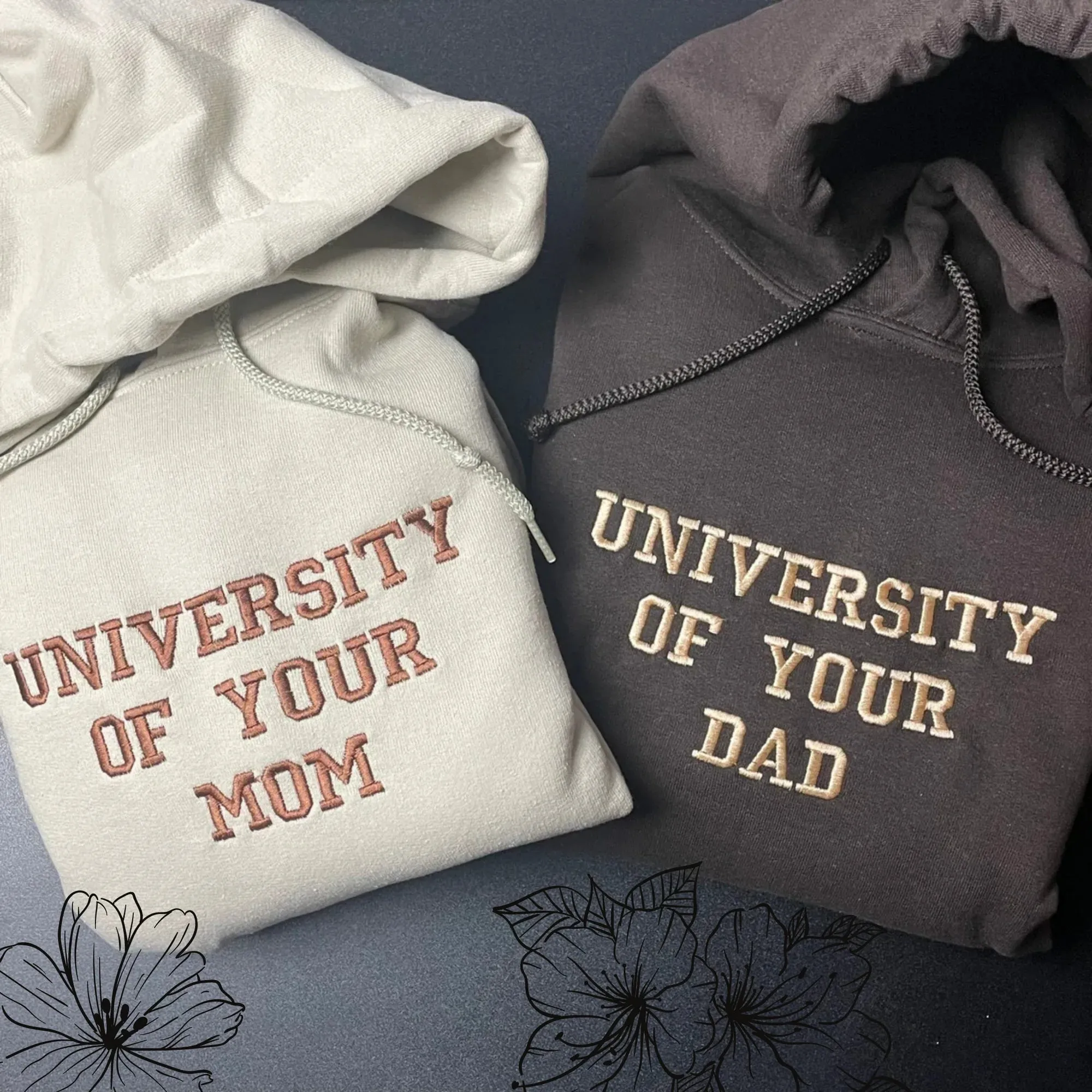 University of Your Mom Embroidered Sweatshirt, Hoodie sold by Embroly product image thumbnail 5