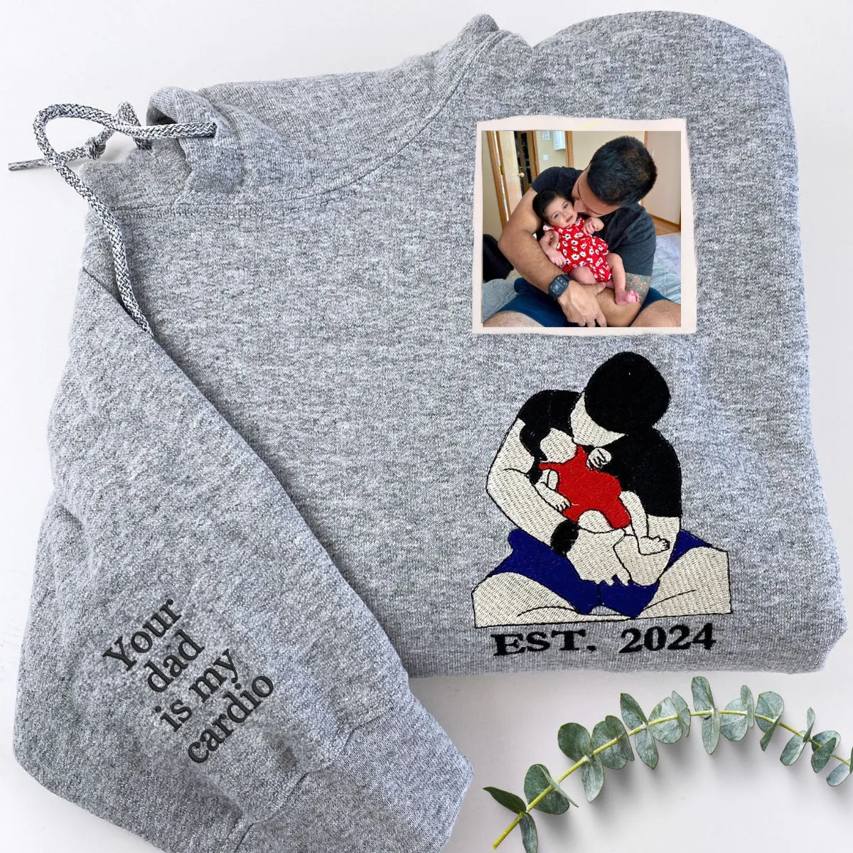 Your Dad Is My Cardio Sweatshirt / Hoodie - Embroidered sold by Embroly product image thumbnail 5
