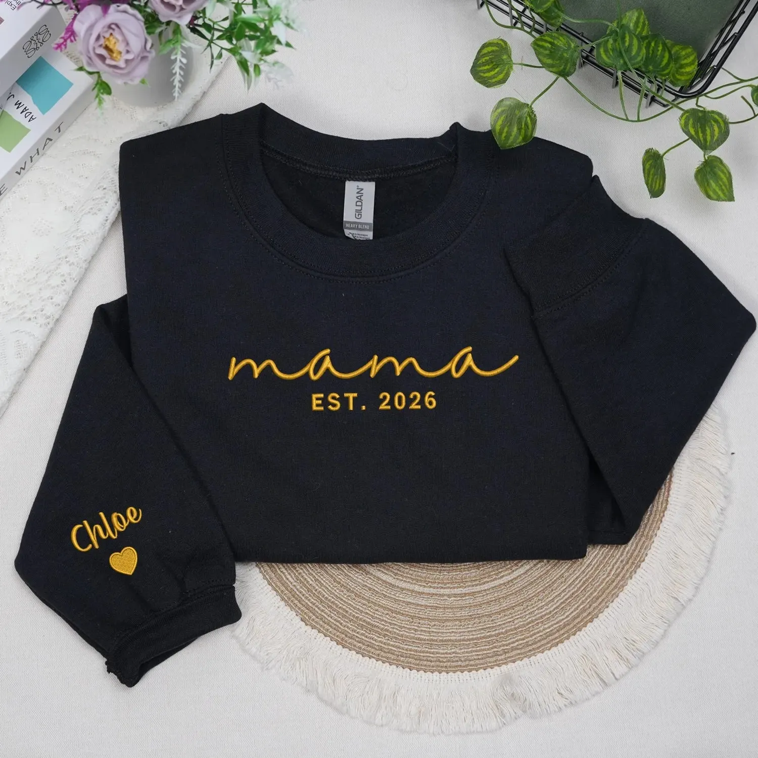 Mother’s Day Gift for for Your Mom Friend - Personalized Embroidered Mama Gift sold by Embroly