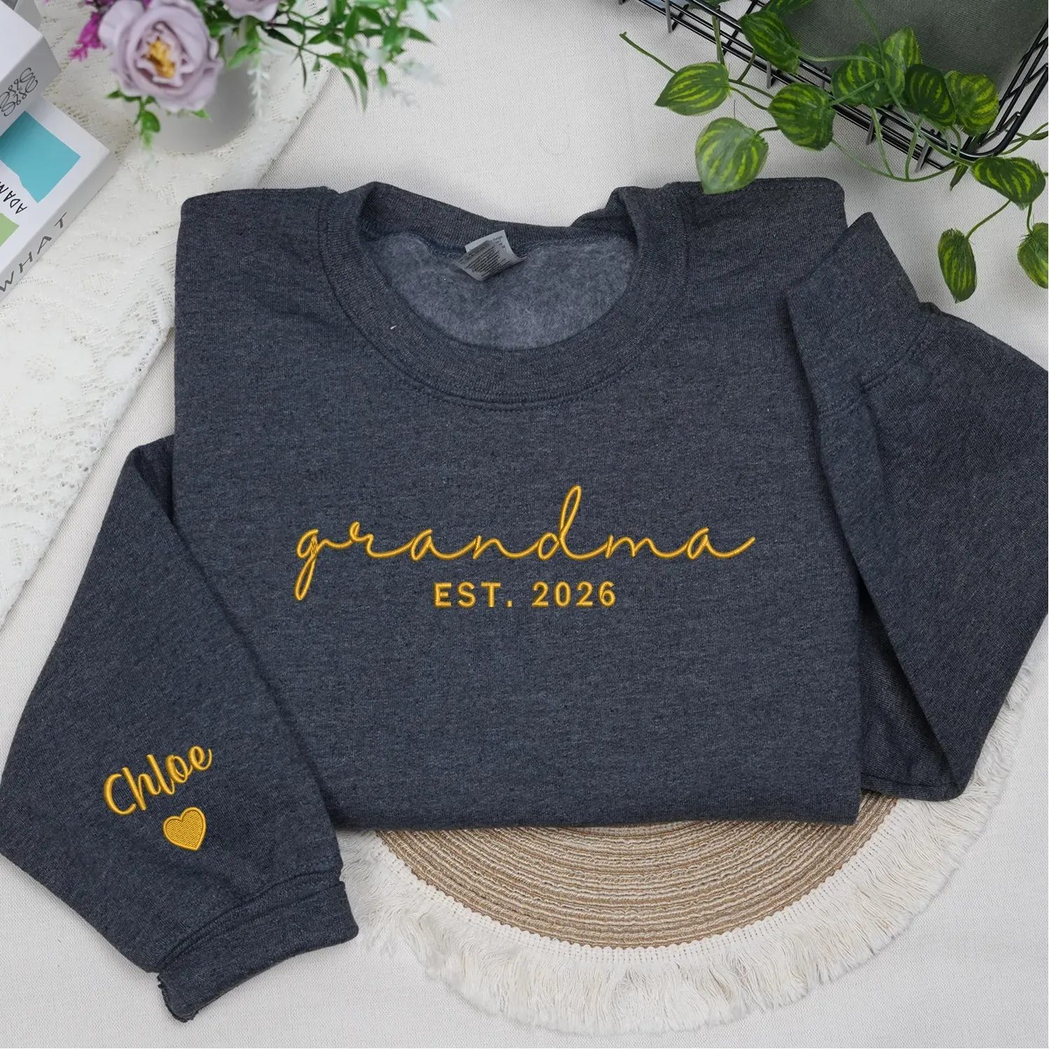 Grandma Sweatshirt - Mother’s Day Gift for Mother-in-Law from Daughter-in-Law sold by Embroly product image thumbnail 3