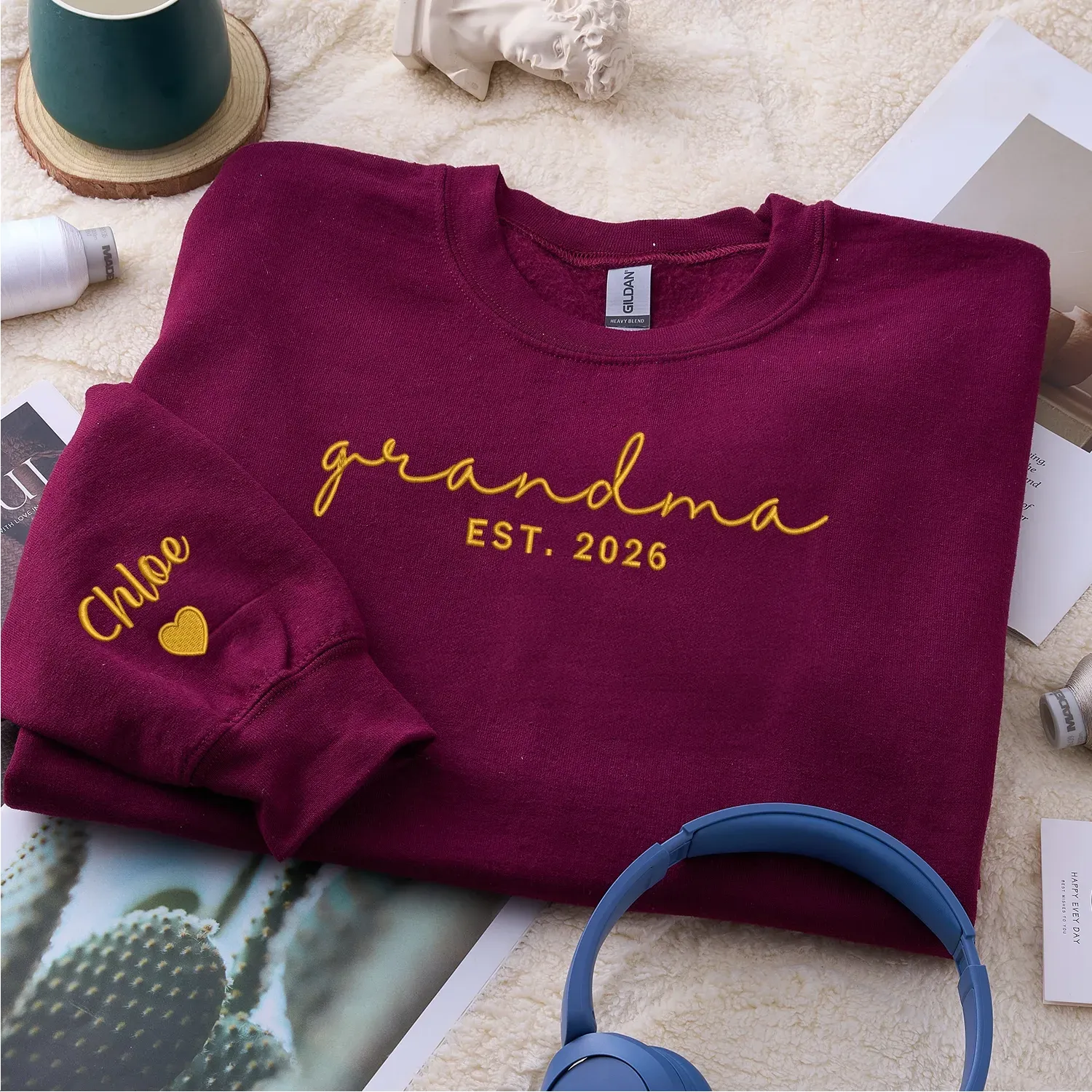 Grandma Sweatshirt - Mother’s Day Gift for Mother-in-Law from Daughter-in-Law sold by Embroly product image thumbnail 4