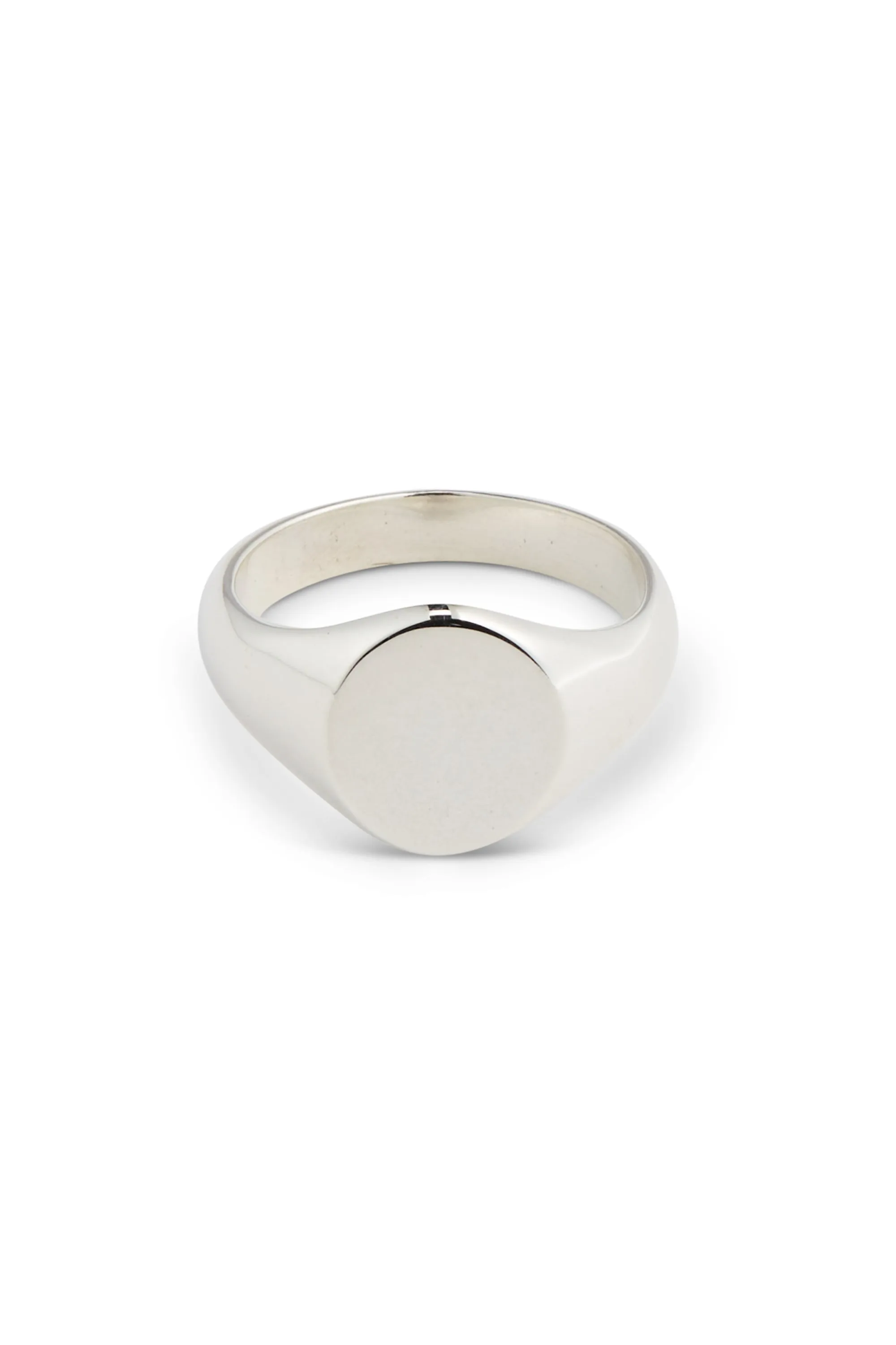 Classic Signet Ring Silver sold by Lisbeth Jewelry