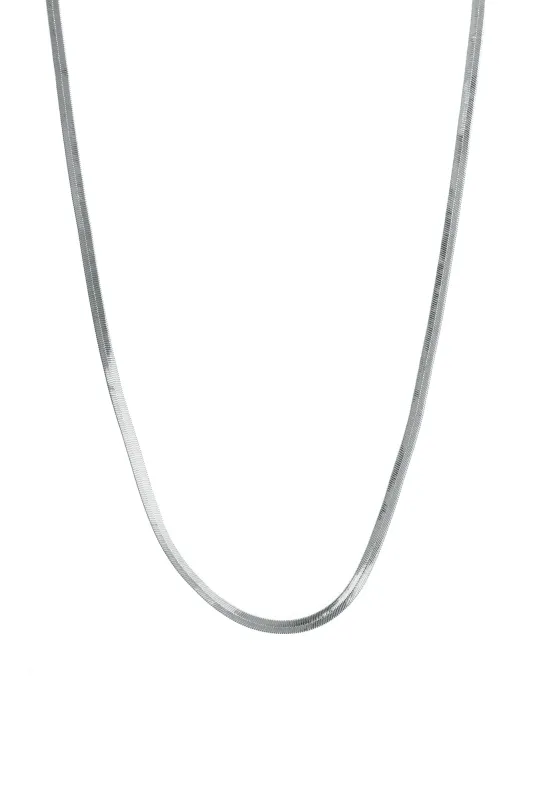 Herringbone Chain Silver sold by Lisbeth Jewelry