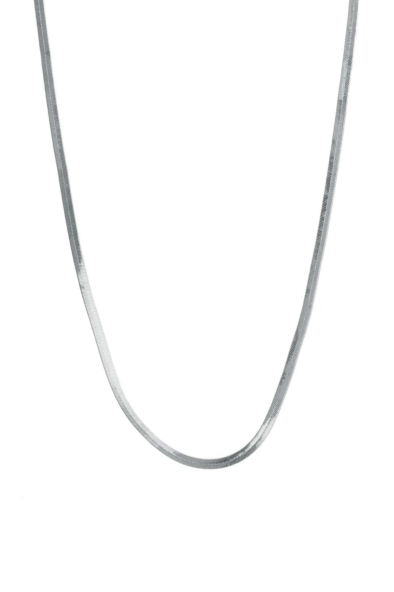 Herringbone Chain Silver sold by Lisbeth Jewelry