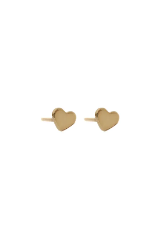Sweetheart Studs | 14k Gold Online Exclusive made by Lisbeth Jewelry