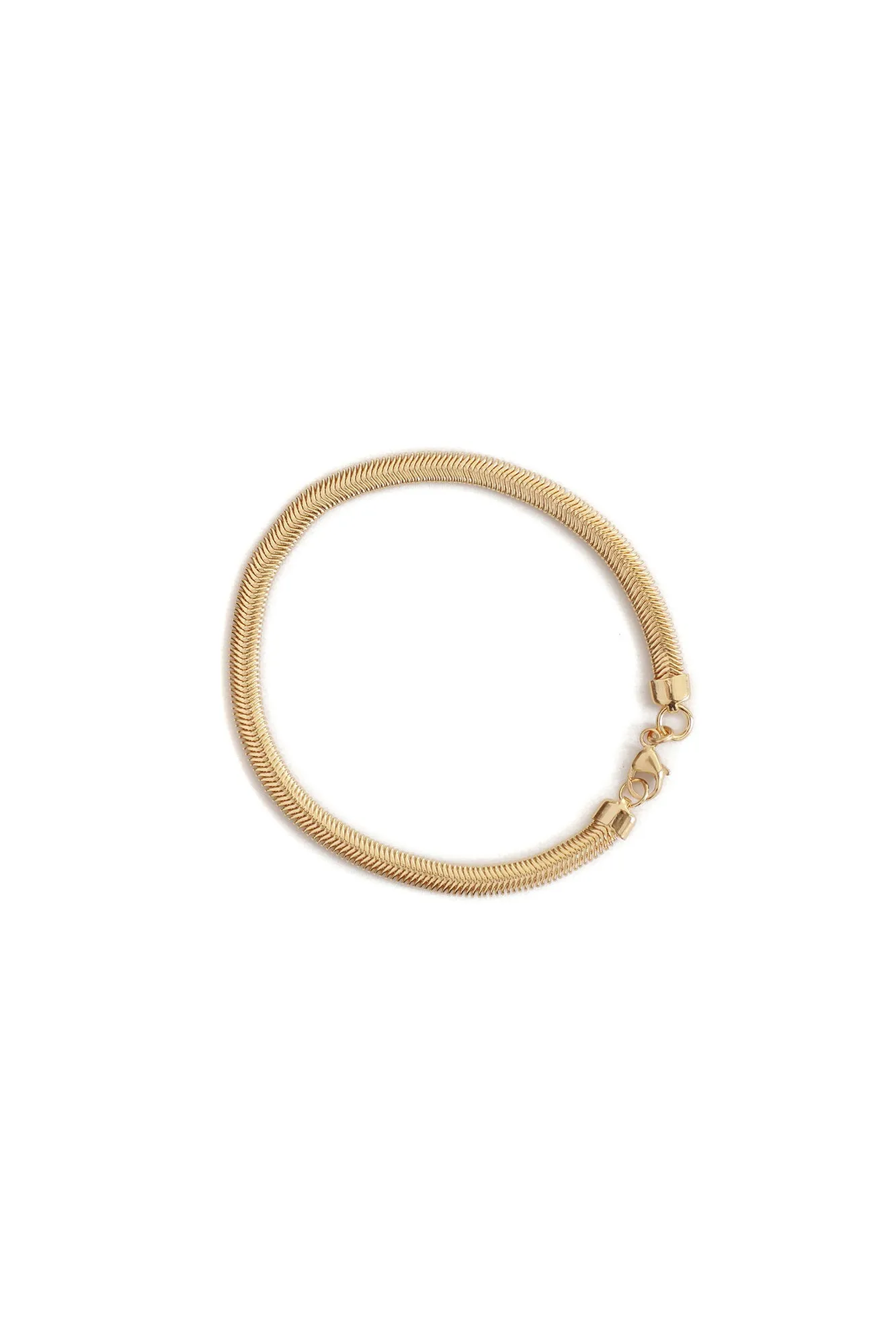 Pre Order Snake Herringbone Bracelet sold by Lisbeth Jewelry product image thumbnail 4