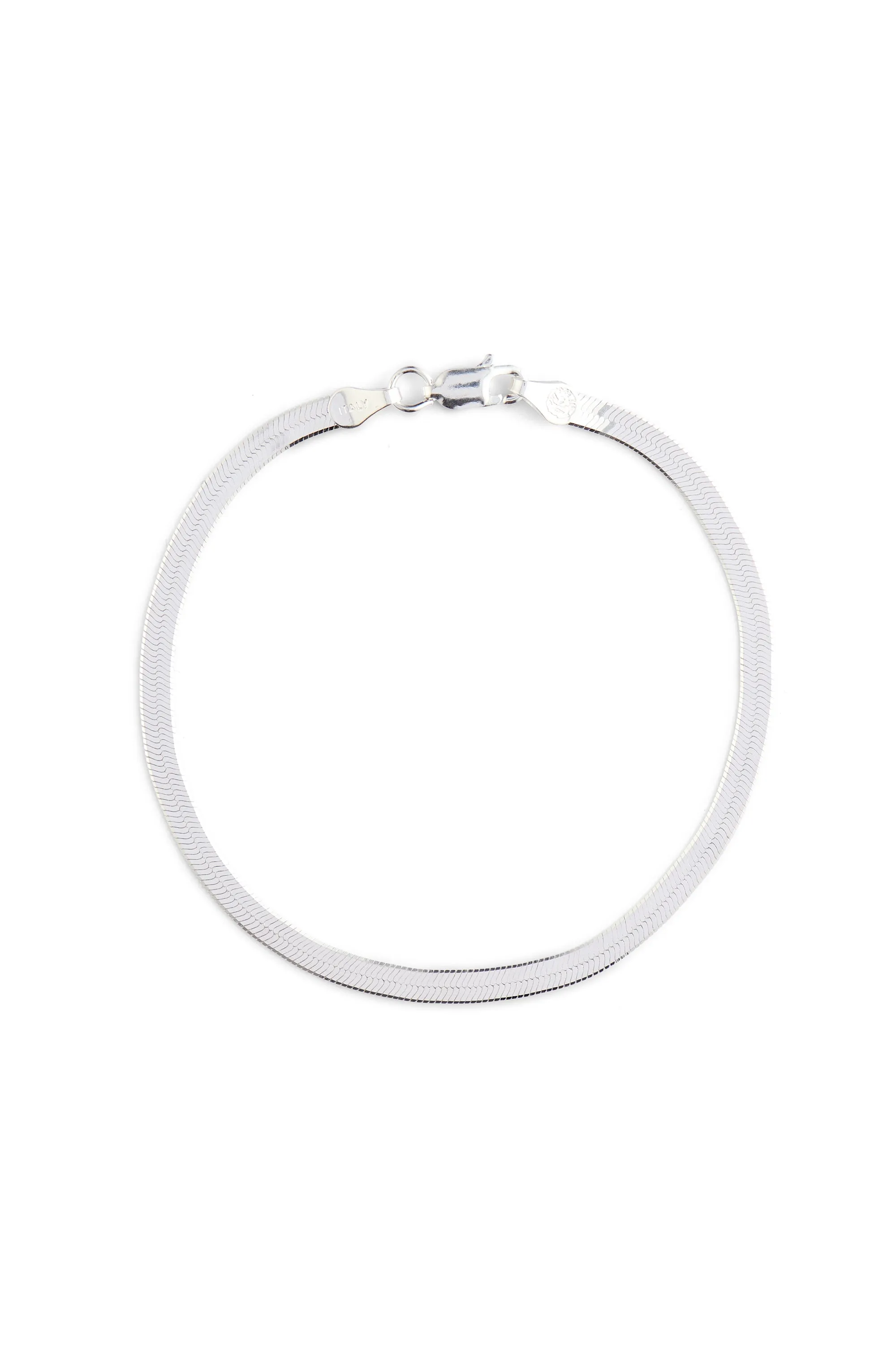 Herringbone Bracelet Silver sold by Lisbeth Jewelry