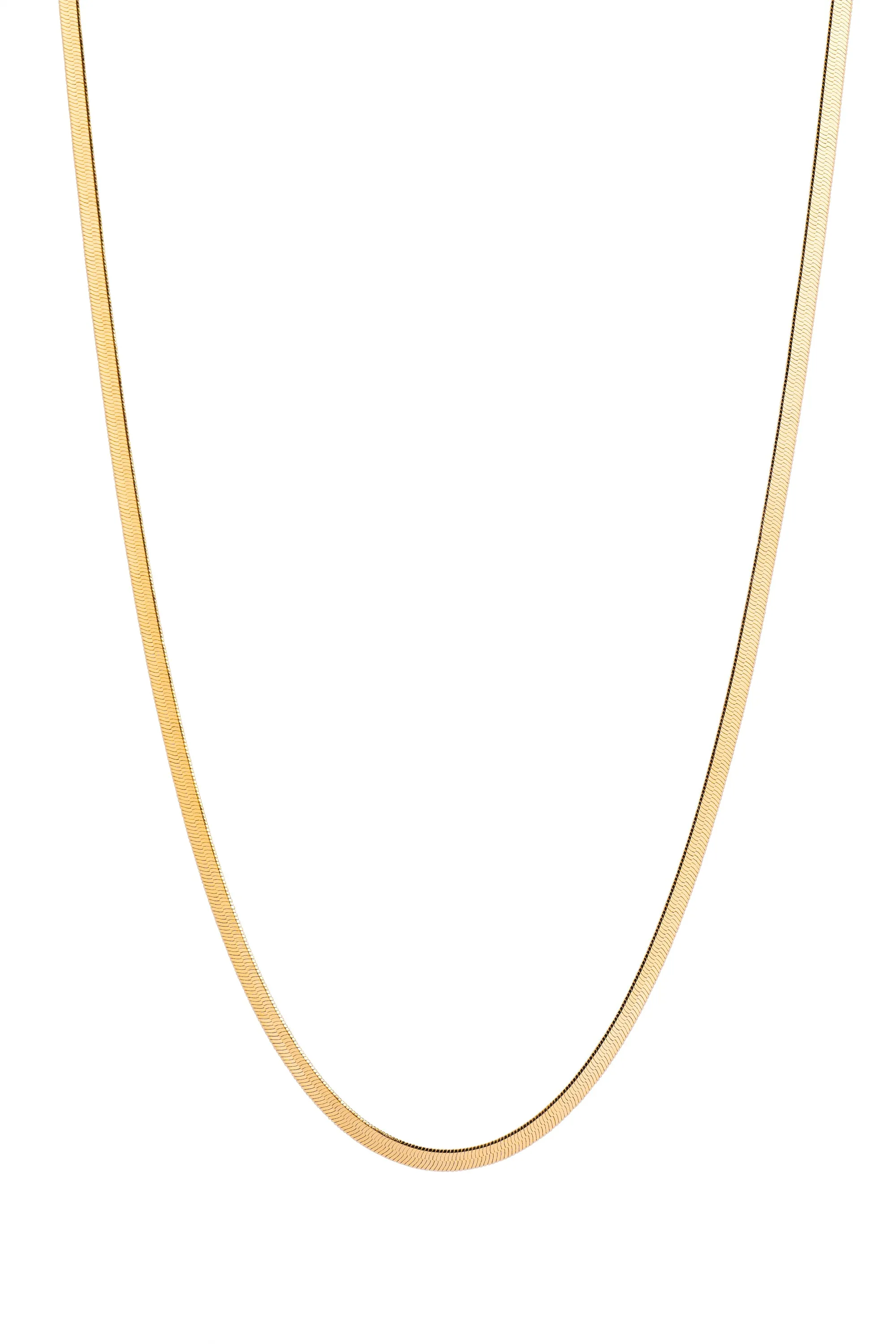 Herringbone Chain Gold sold by Lisbeth Jewelry