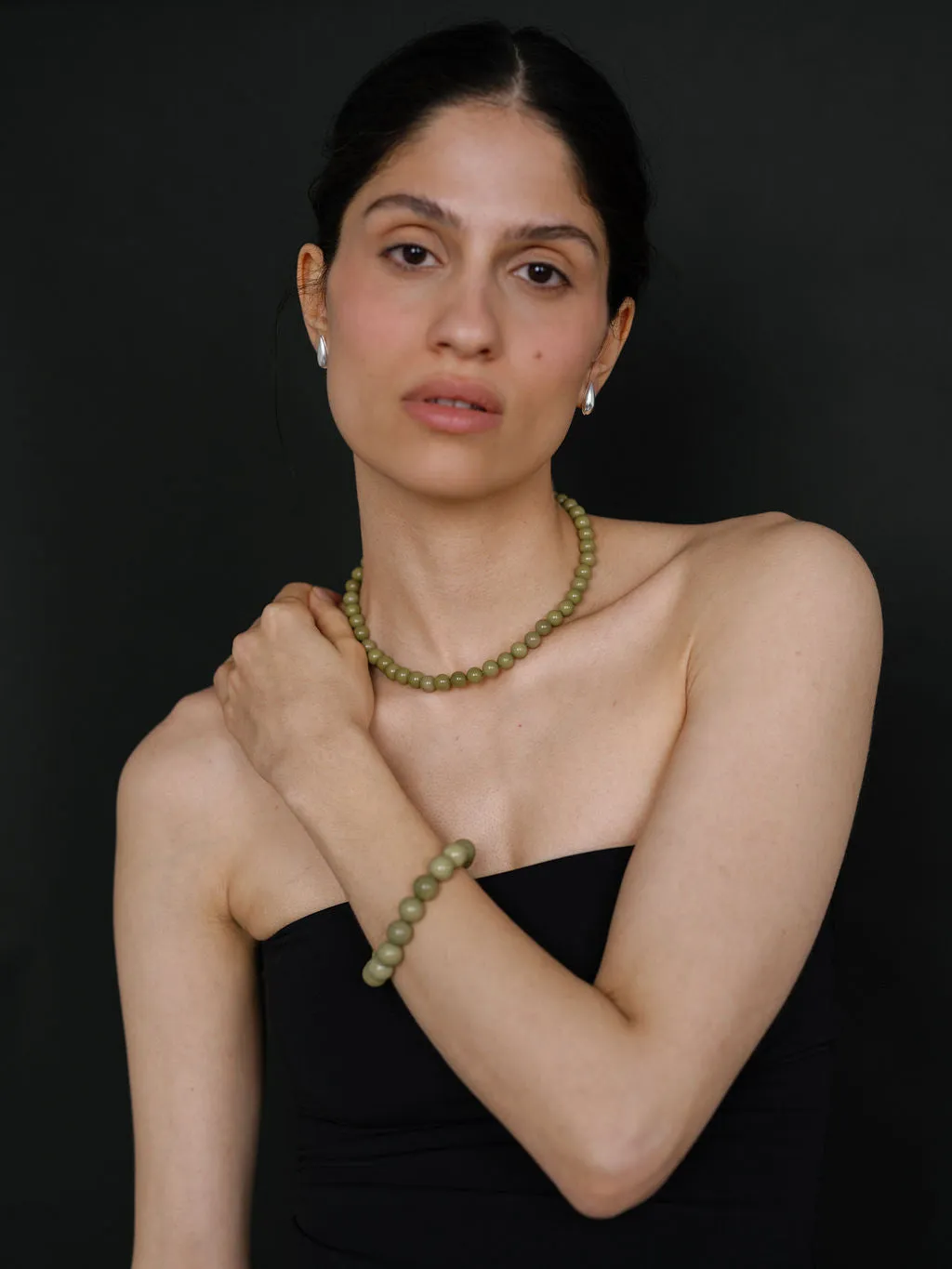 Grande Boule Bracelet Avocado sold by Lisbeth Jewelry product image thumbnail 3