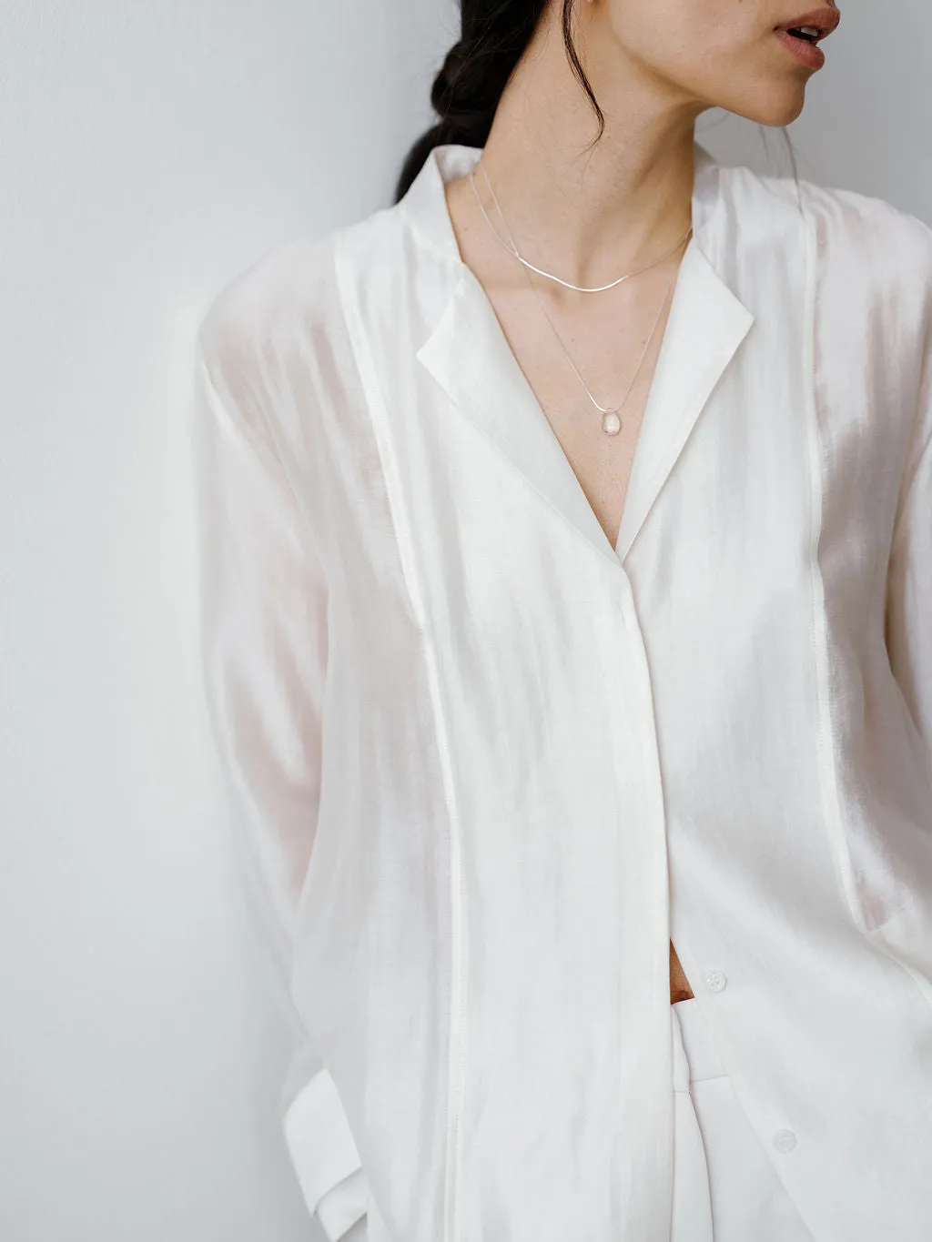 Fine Herringbone Silver sold by Lisbeth Jewelry product image thumbnail 4