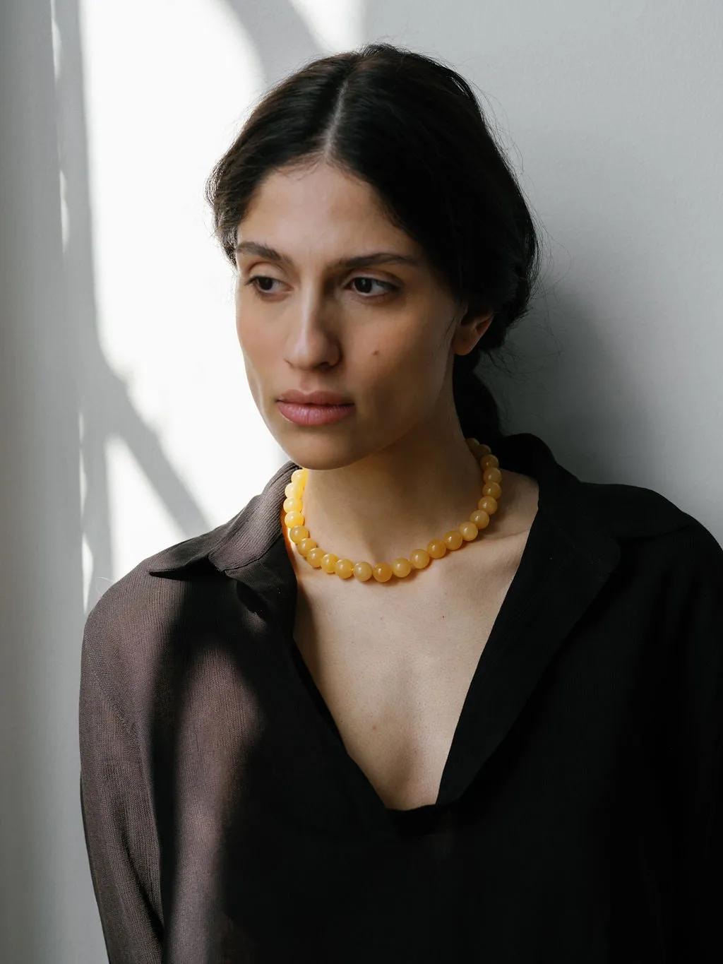 Grande Boule Honey Jade sold by Lisbeth Jewelry product image thumbnail 4