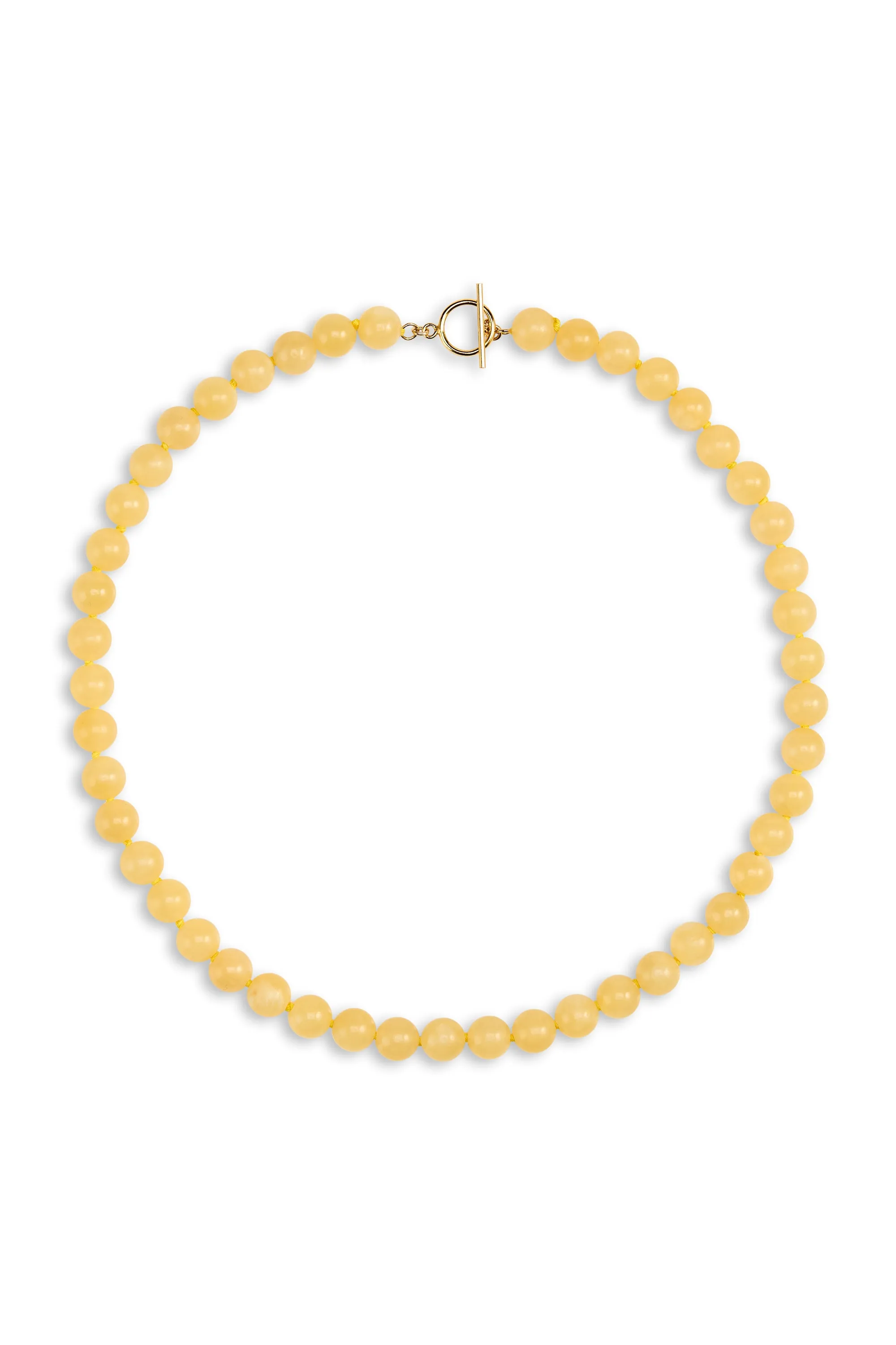 Classic Boule Honey Jade sold by Lisbeth Jewelry