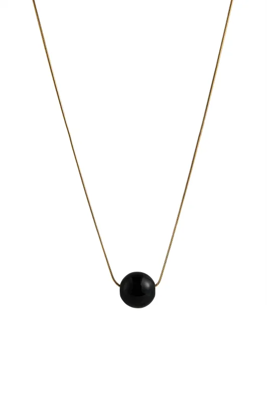 Loter Obsidian Gold made by Lisbeth Jewelry