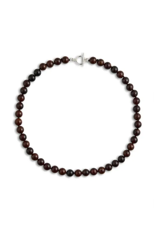 Classic Boule Hessonite made by Lisbeth Jewelry